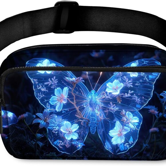 Versatile Women's Butterfly Fanny Pack - Adjustable Strap and Fashionable Design - Picture 1 of 6